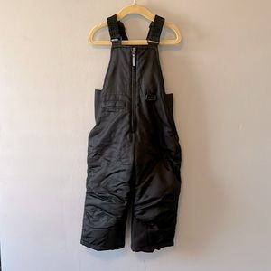 Unisex Black Kids Snowsuit
